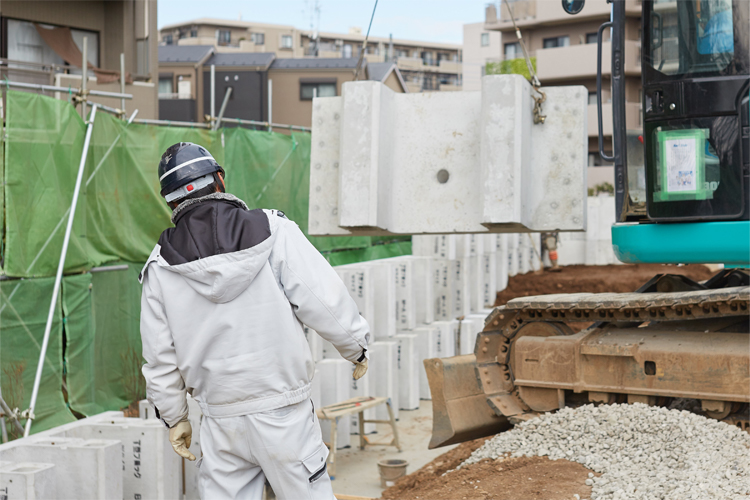 土木作業、配管作業